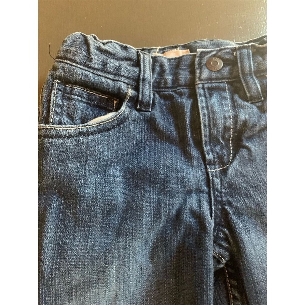 BabyGap Boys 2T Blue Denim Jeans Elastic Waist double layered Toddler Pants